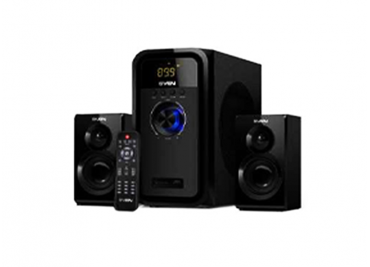 Boxa portabila SVEN MS-2051 Black,  2.1 / 30W + 2x12.5W RMS, Bluetooth, FM-tuner, USB & SD card MS-2051