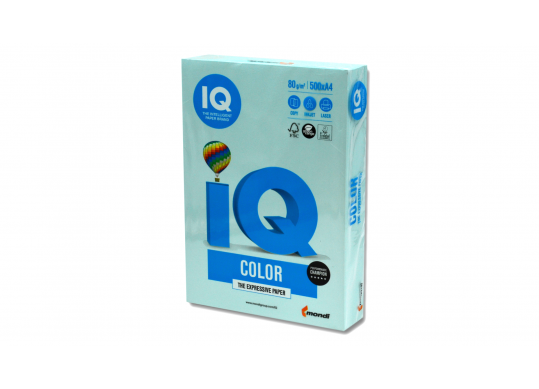 Hirtie color IQ A4 80gr 500foi Pale Blue BL29-80