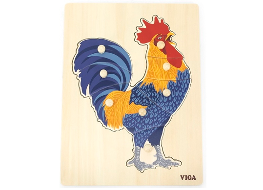Puzzle din lemn Rooster 44610