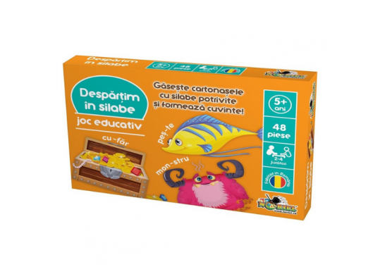 Joc educativ Despartim silabe (ro) NOR3799