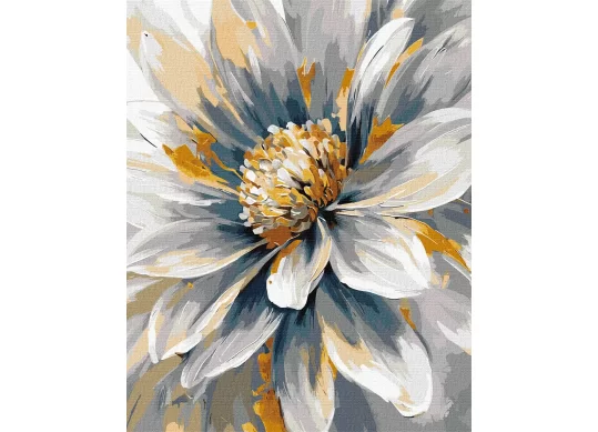 Tablou 40*50/cifre,O sclipire de inspirație cu vopsele metalice suplimentare KHO3342