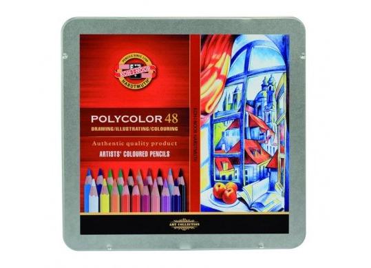 Creioane color Koh-i-Noor 48cul Polycolor metal KH3826048/M