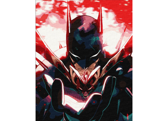 Tablou 40*50/cifre Batman:Cavalerul Negru (culori metalice) KHO8718