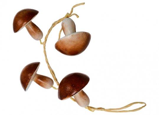 Leguma ciuperca pe sirag 4 buc decorativa 52cm N088-7L