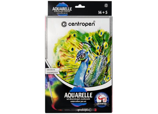 Carioci Centropen 14+5 cul Aquarelle C9383 1401