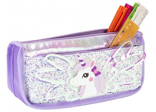 Penar 2 fermoare sclipici unicorn CF87065