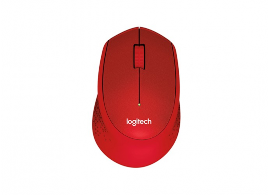 Logitech Wireless M330 Silent Plus, Optical Mouse for Notebooks, nano receiver, Red LO 910-004911