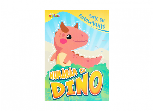 Carte cu autocolante Numaram cu Dino PD0629