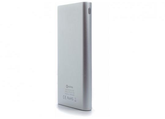 Power Bank metal Optima 4108, 10 000 mAh, 2 * ie?ire USB, 5V 2.1A, metalic O74108