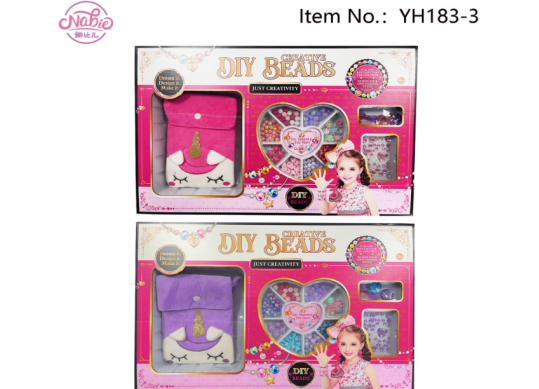 Set creatie cu margele cu gentuta Unicorn YH183-3