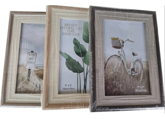 Rama foto 10x15cm (ML39-25) bej,cafeniu,lemn cu suport 252298