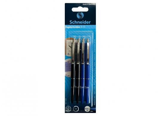 Pix Schneider K15 set 4buc Black/Blue 173089