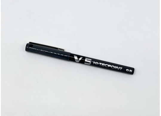 Roller Pilot V7 Hi-Tecpoint, 0.7 mm, negru PBX-V7B