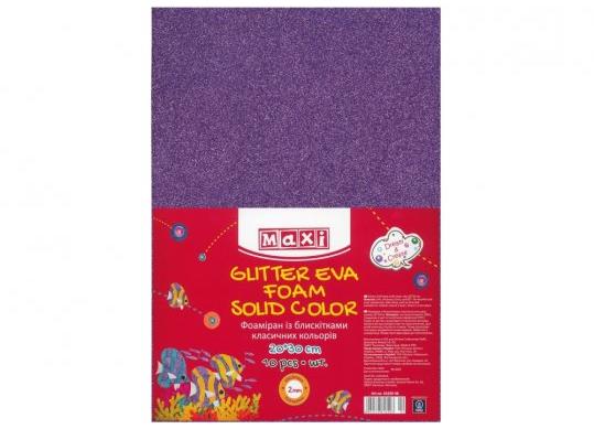 Hirtie gumata cu Sclipici 20x30cm 2mm.Violet MX61620-48