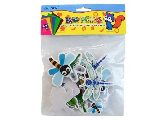 Accesorii Craft hirtie gumate adez. Libelule 219208