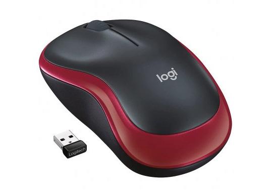 Mouse Logitech M185 Wireless Red USB M185