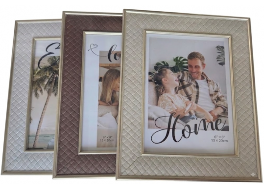 Rama foto 15x20cm (ML39-29) alb,bej,cafeniu cu suport 252465