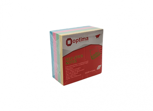 Notite autoadezive 50x50mm/250foi (5culori) O25507