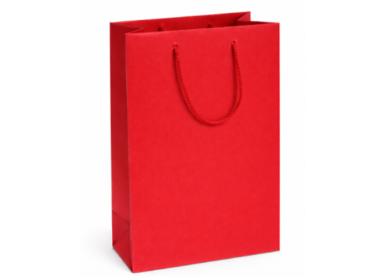 Punga hirtie laminata 22*10*29,Red SH55392