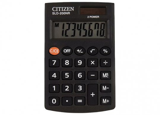 Calculator Citizen 08 digiti negru SLD200NR