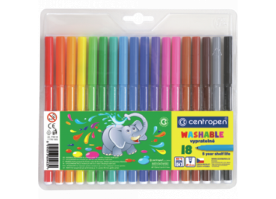 Carioci Centropen 18 culori Washable (1.8mm) C7790 1805