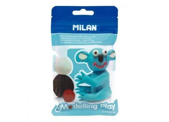 Pasta de modelaj Milan 100gr (uscare la aer/albastru desc.) 9154152