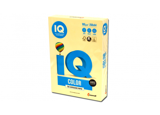 Hirtie color IQ A4 160gr 250foi Pale Vanila BE66-160