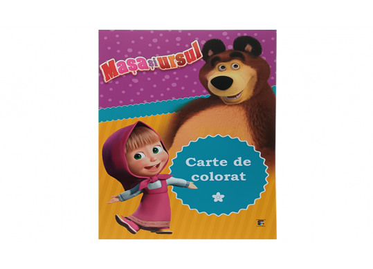 Carte coloram A4 CP Masa si ursul C002371