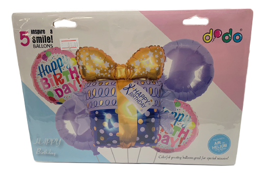 Baloane set Happy Birthday (5buc) 45847