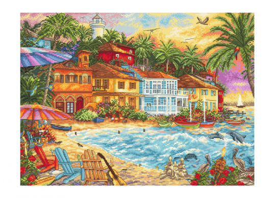 Broderie 926 Letistitch Island time B926