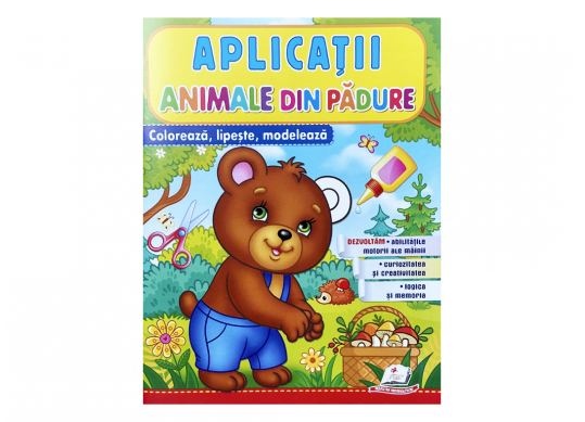 Carte Aplicatii A4 Animale din padure CN665640