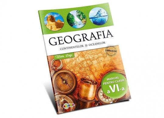 Carte Geografia continentelor si oceanelor.Manual Cl.6 PD0415
