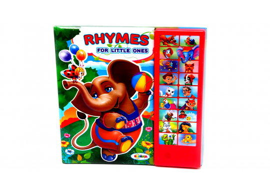 Carte cu sunete A4 Rhymes for little ones (P.D.) PD6615