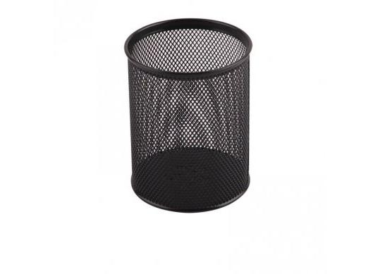 Pahar p/u pixuri metal plasa ML130-22(cilindric/negru/11*14cm) H801