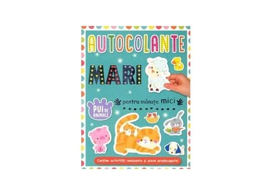 Carte Autocolante mari pentru manute mici. Animale salbatice CD5457