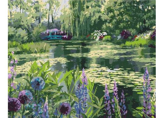 Tablou (40*50/cifre) Gradina lui Monet din Giverny KNO2838