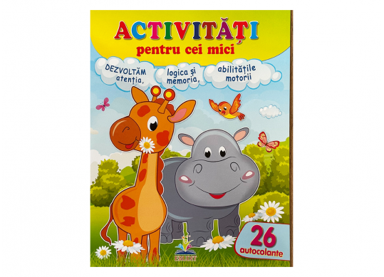 Carte Activitati p/u cei mici Jiraf+autocolante CN667217