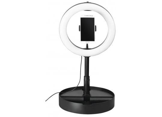 Tripod Hama SpotLight FoldUp 102 LED for Smartphone Black 4642H