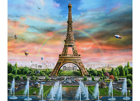 Tablou (40*50/cifre) Turnul Eiffel Y5257