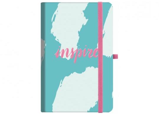 Agenda nedata cu elastic A5 128 foi Inspire (cop.tare) linii O20812-31