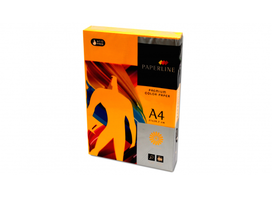 Hirtie color PAPERLINE A4 80gr 500foi Gold IT200