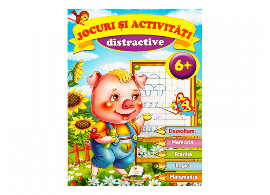 Carte JOCURI si ACTIVITATI distractive 6+ CN471604