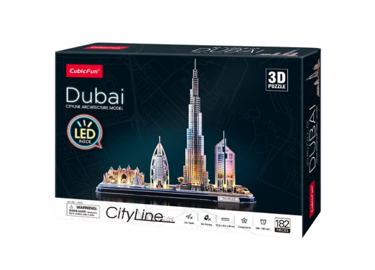 Puzzle 3D Dubai (led) L523h