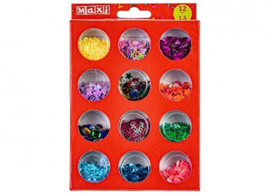 Confetti 12 forme x1.5gr,Maxi MX62544