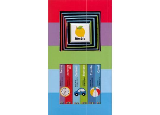 Carte Bebe invata. Set educativ 6 carti + 6 cuburi CD4597