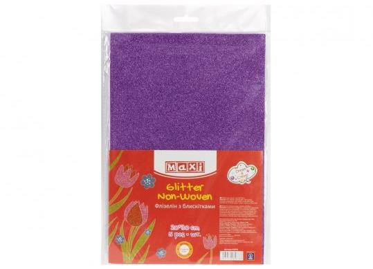 Flizelin cu Sclipici 20x30cm, 220gr/m2 Violet MX61884