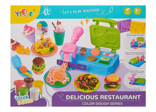 Jucarie set plastilina cu forme RT71005