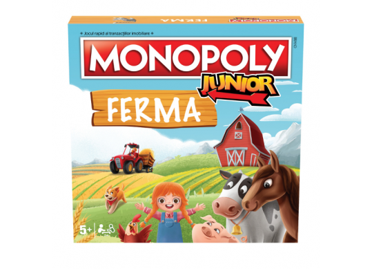 Joc de masa Monopoly junior Ferma WM04483