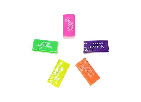 Radiera Vneeds color neon (borcan) V0832