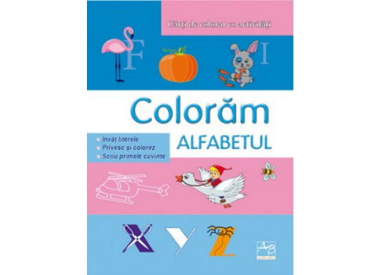 Carte color A4 Alfabetul/Meserii C003118